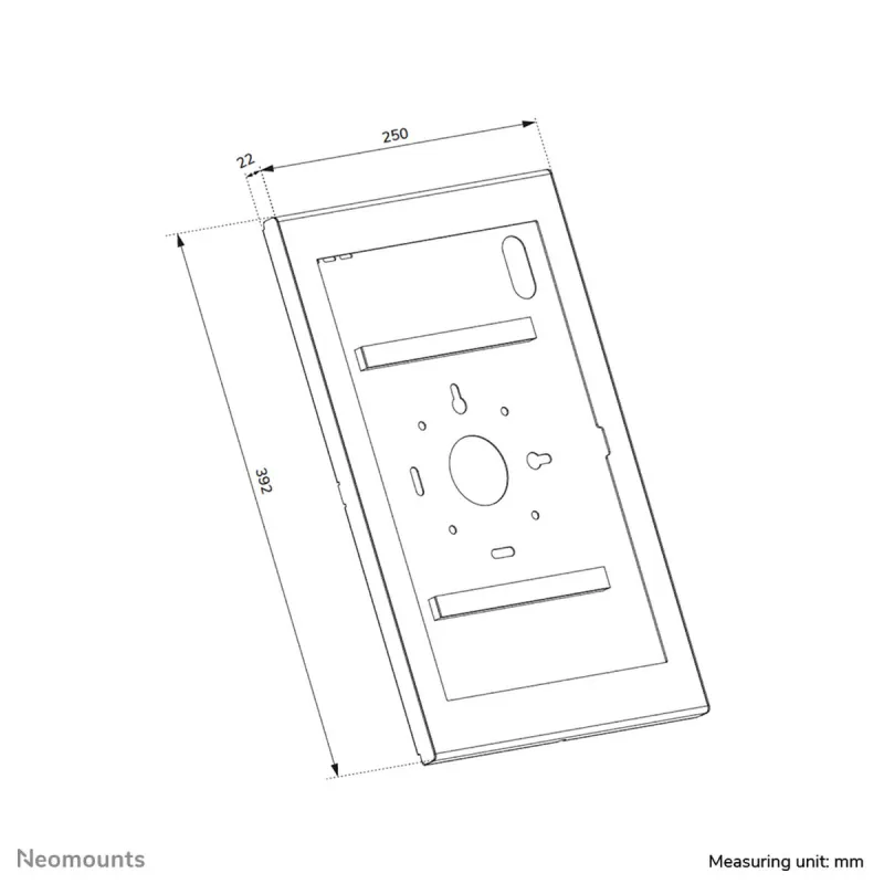Planšetdatora Vāks Neomounts WL15-603BL1 Melns